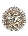 View Abruzzo Gold LED Pendant Lamp 35W Sofia Warm Color 50cm ABR-LWS-Z-35W-WW