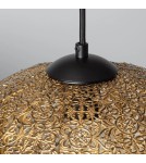 Abruzzo Lampa Wisząca Złota Emma E27 35cm ABR-LWE-E27