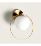 Wall lamps - Abruzzo Wall lamp Gold Milk Ball Florencia E27 ABR-KF-E27 - product 2