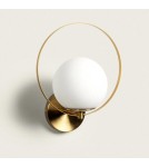 Wall lamps - Abruzzo Wall lamp Gold Milk Ball Florencia E27 ABR-KF-E27 - product 6