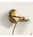 Wall lamps - Abruzzo Wall lamp Gold Milk Ball Florencia E27 ABR-KF-E27 - product 7