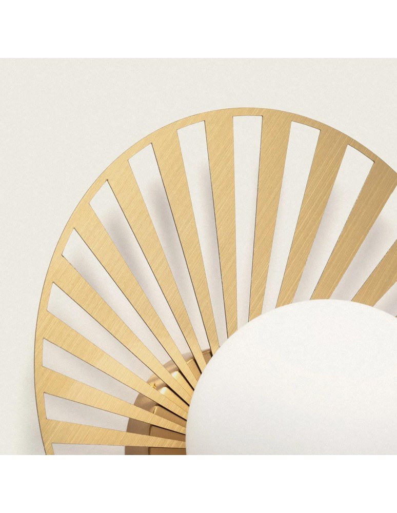 Wall lamps - Abruzzo Wall lamp Gold Milk Ball G9 32cm ABR-KG-G9 - product kolory-swiatla.pl 6