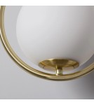 Abruzzo Kinkiet Złoty Kula Mleczna Alice G9 50cm ABR-KA-G9