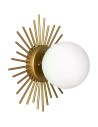 View Abruzzo Wall lamp Gold Milk Ball E27 Vittoria 30cm ABR-KV-E14
