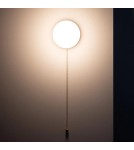 Abruzzo Kinkiet Złoty Kula Mleczna drewniany Tore E27 ABR-KT-E27