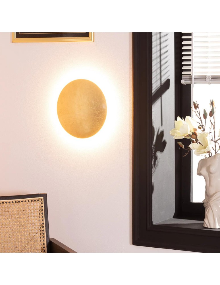 Wall lamps - Abruzzo LED wall lamp 18W Gold Greta 2800-3200K ABR-KGG-E27 - product kolory-swiatla.pl 3