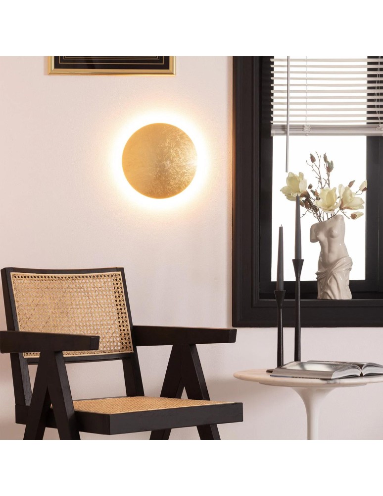 Wall lamps - Abruzzo LED wall lamp 18W Gold Greta 2800-3200K ABR-KGG-E27 - product kolory-swiatla.pl 4