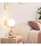 Abruzzo Kinkiet Złoty Kula Mleczna Riccardo E14 ABR-KRR-E14