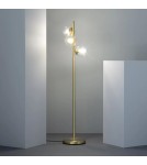 Abruzzo Lampa Podłogowa Złota Kule Pugilia 3xE27 ABR-LSP-3XE27