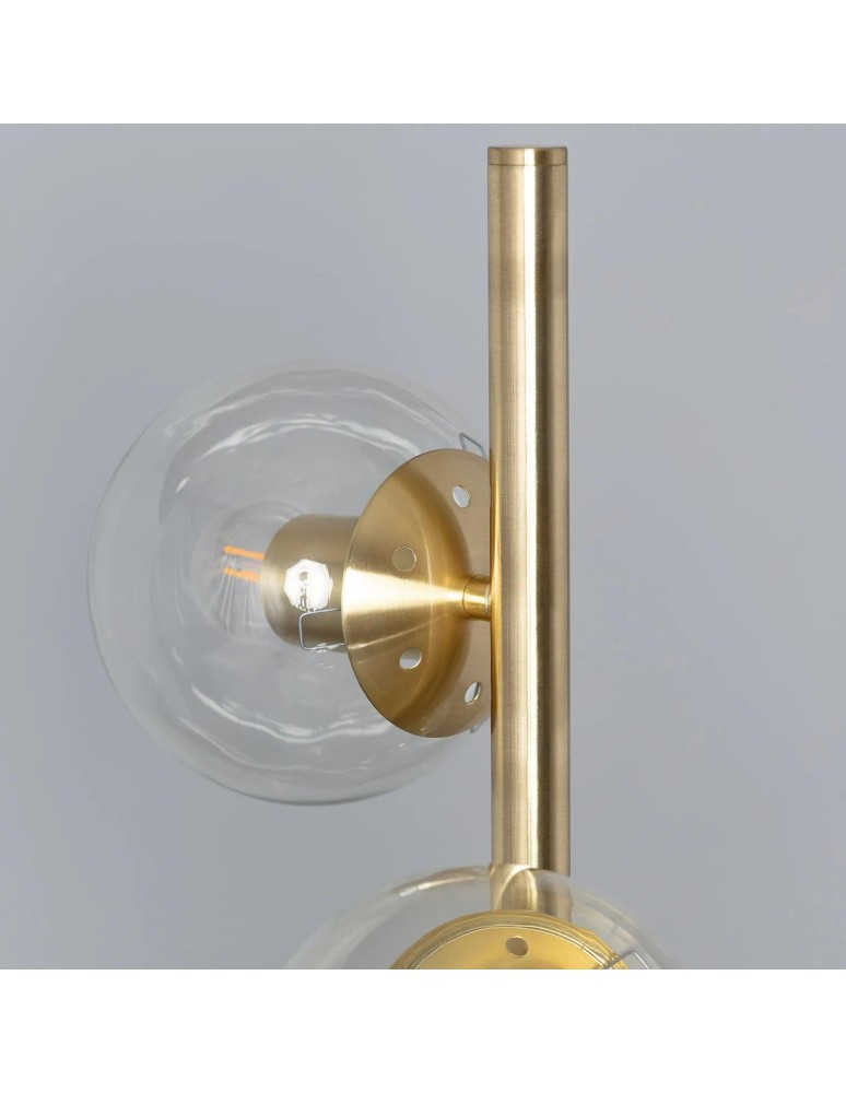 Abruzzo Lampa Podłogowa Złota Kule Pugilia 3xE27 ABR-LSP-3XE27