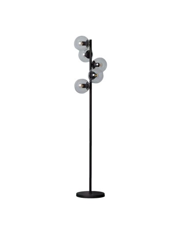 Abruzzo Floor Lamp Black Spheres Valle 5xE27 ABR-LPV-5XE27