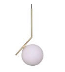 Abruzzo Lampa Wisząca Złota Kula Mleczna Toscana E14 ABR-LWKT-E27