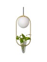 View Abruzzo Pendant Lamp Gold Milk Ball Umbria E27 ABR-LWU-E27