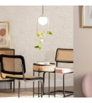 Abruzzo Lampa Wisząca ZłotaKula Mleczna Umbria E27 ABR-LWU-E27