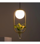 Abruzzo Lampa Wisząca ZłotaKula Mleczna Umbria E27 ABR-LWU-E27