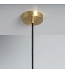 Abruzzo Lampa Wisząca ZłotaKula Mleczna Umbria E27 ABR-LWU-E27