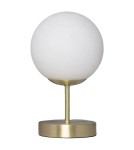 Abruzzo Lampa Stołowa Złota Kula Mleczna Simona E14 ABR-LSS-Z-E27