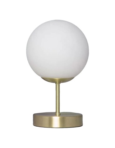 Abruzzo Lampa Stołowa Złota Kula Mleczna Simona E14 ABR-LSS-Z-E27