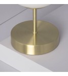 Abruzzo Lampa Stołowa Złota Kula Mleczna Simona E14 ABR-LSS-Z-E27