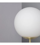 Abruzzo Lampa Stołowa Złota Kula Mleczna Simona E14 ABR-LSS-Z-E27