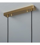 Abruzzo Lampa Wisząca Złota Kule Mleczne Pompei 6xE27 ABR-LWP-6E27