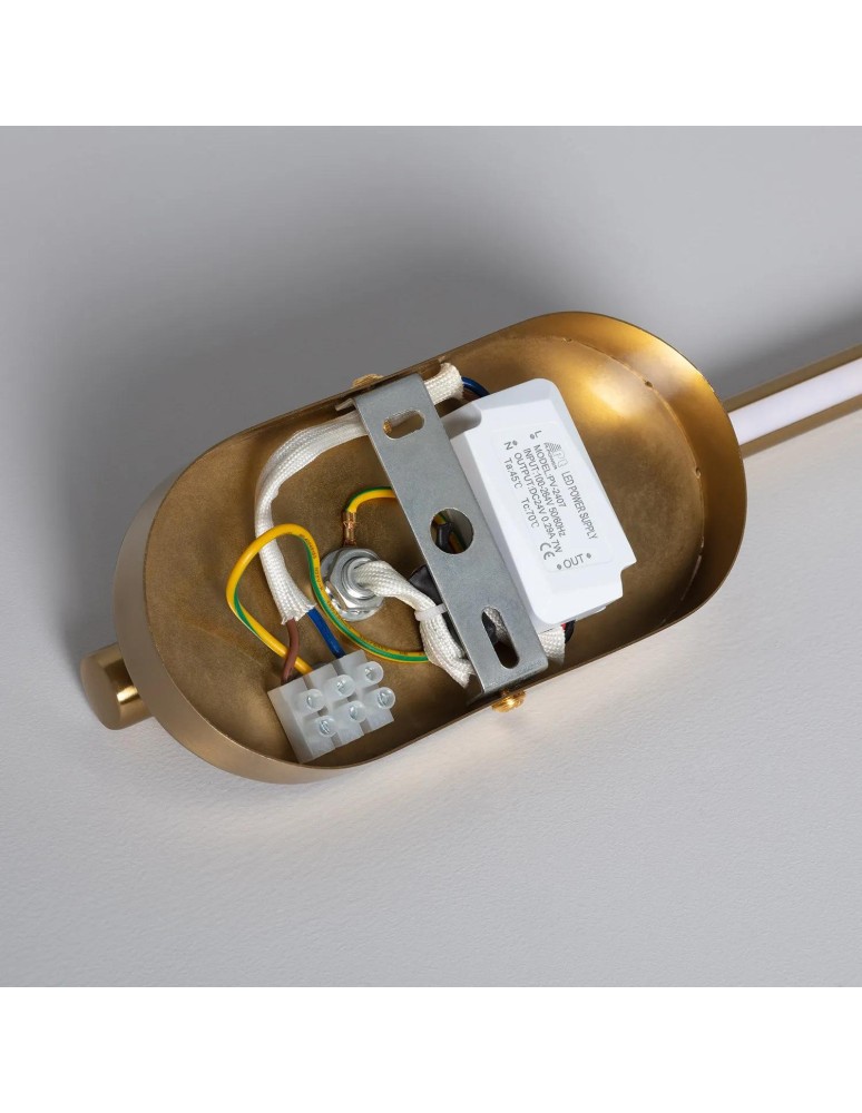 Wall lamps - Abruzzo Gold Linear LED wall lamp 8W Farga 3000K ABR-KMF-8W. - product kolory-swiatla.pl 7
