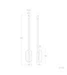 Wall lamps - Abruzzo Gold Linear LED wall lamp 8W Farga 3000K ABR-KMF-8W. - product 9