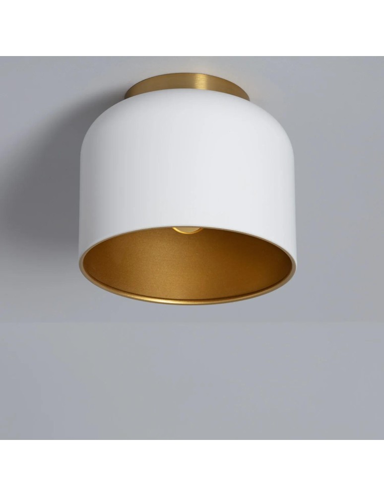 Ceiling lamps - Abruzzo Ceiling Plafond White Gold Accardi E27 ABR-PA-E27 - product kolory-swiatla.pl 2