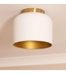 Ceiling lamps - Abruzzo Ceiling Plafond White Gold Accardi E27 ABR-PA-E27 - product 3