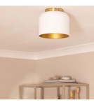 Ceiling lamps - Abruzzo Ceiling Plafond White Gold Accardi E27 ABR-PA-E27 - product 4
