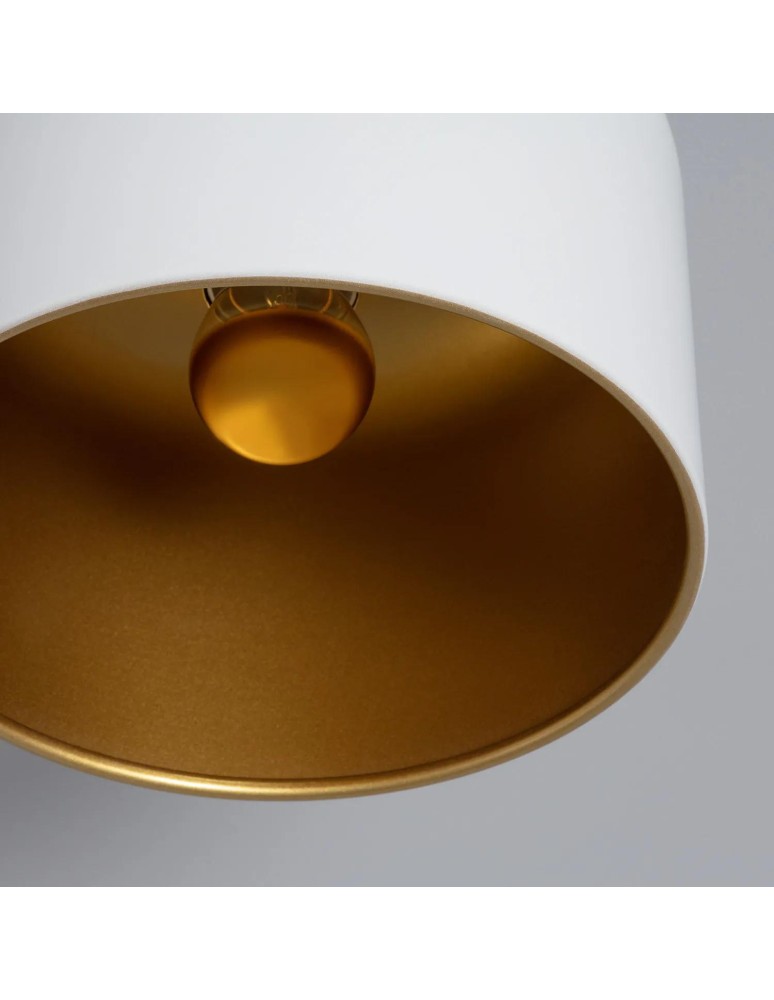 Ceiling lamps - Abruzzo Ceiling Plafond White Gold Accardi E27 ABR-PA-E27 - product kolory-swiatla.pl 7