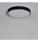 Abruzzo Plafon LED 31W Okrągły Czarny 40cm 3 Barwy Świecenia CCT Fabbri ABR-PLF-30W-C-CCT