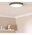 Abruzzo Plafon LED 31W Okrągły Czarny 40cm 3 Barwy Świecenia CCT Fabbri ABR-PLF-30W-C-CCT