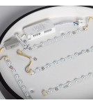 Abruzzo Plafon LED 31W Okrągły Czarny 40cm 3 Barwy Świecenia CCT Fabbri ABR-PLF-30W-C-CCT