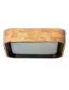 View Abruzzo LED Plafond Mazza 16W Square Natural Wood 3 CCT Light Colors 37cm ABR-PLKDM-15W-CCT