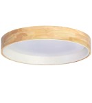 Abruzzo Plafon LED 31W Okrągły 60 cm Naturalne Drewno 3 Barwy Świecenia Vero ABR-PLODV-B-30W-CCT