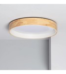 Ceiling lamps - Abruzzo LED Plafond 31W Round 60 cm Natural Wood 3 Light Colors Vero ABR-PLODV-B-30W-CCT - product 2