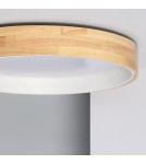 Abruzzo Plafon LED 31W Okrągły 60 cm Naturalne Drewno 3 Barwy Świecenia Vero ABR-PLODV-B-30W-CCT