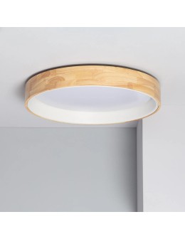 Abruzzo Plafon LED 16W Okrągły 40cm Naturalne Drewno 3 Barwy Świecenia CCT Vero ABR-PLODV-B-15W-CCT - produkt 2