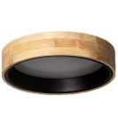 Abruzzo Plafon LED 16W Okrągły 38cm Naturalne Drewno 3 Barwy Świecenia CCT Vero ABR-PLODV-C-15W-CCT