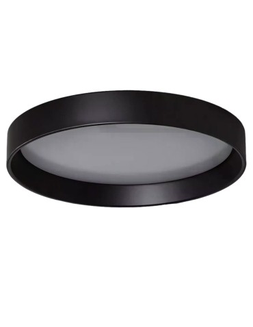 Abruzzo LED Plafond 31W Round Black 3 Colors of Light CCT Black 56cm Nero ABR-PLON-30W-CCT