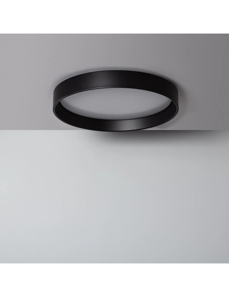 Ceiling lamps - Abruzzo LED Plafond 21W Round Black 3 Luminous Colors CCT 45Cm Nero ABR-PLON-20W-CCT - product kolory-swiatla.pl 2