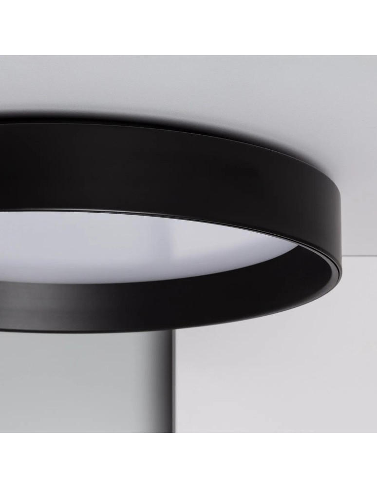 Ceiling lamps - Abruzzo LED Plafond 21W Round Black 3 Luminous Colors CCT 45Cm Nero ABR-PLON-20W-CCT - product kolory-swiatla.pl 6