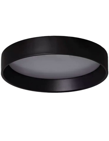Abruzzo Plafon LED 16W Okrągły Czarny 3 Barwy Śweicenia CCT do Wyboru 35cm Nero ABR-PLON-15W-CCT