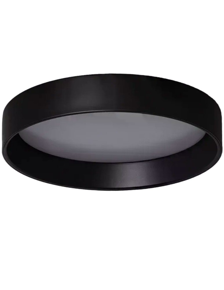 Abruzzo Plafon LED 16W Okrągły Czarny 3 Barwy Śweicenia CCT do Wyboru 35cm Nero ABR-PLON-15W-CCT