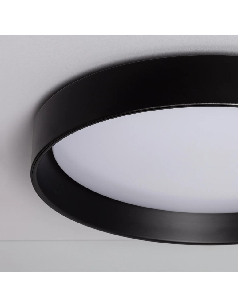 Ceiling lamps - Abruzzo LED Plafond 16W Round Black 3 Colors of CCT Swizzle for Choice 35cm Nero ABR-PLON-15W-CCT - product kolory-swiatla.pl 8