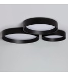 Ceiling lamps - Abruzzo LED Plafond 16W Round Black 3 Colors of CCT Swizzle for Choice 35cm Nero ABR-PLON-15W-CCT - product 10