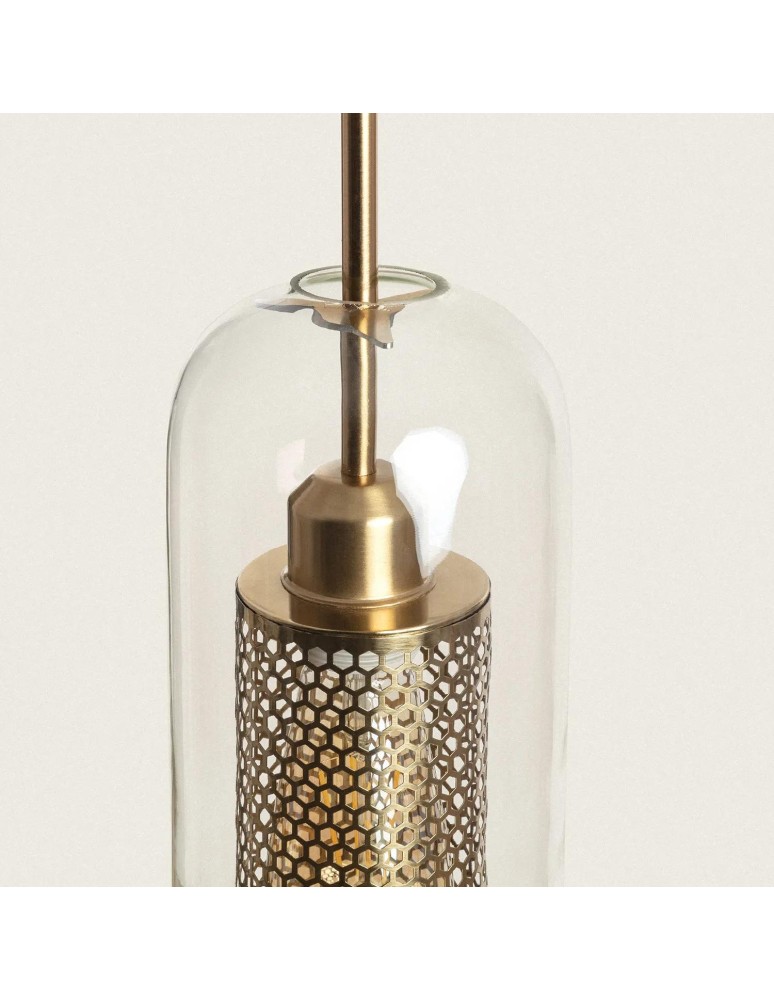 Pendant lamps - Abruzzo Pendant Lamp Gold Glass Overhang Nobbile E27 ABR-ZON-E27 - product kolory-swiatla.pl 6