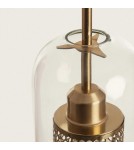 Abruzzo Lampa Wisząca Złota Szklana Zwis Nobbile E27 ABR-ZON-E27