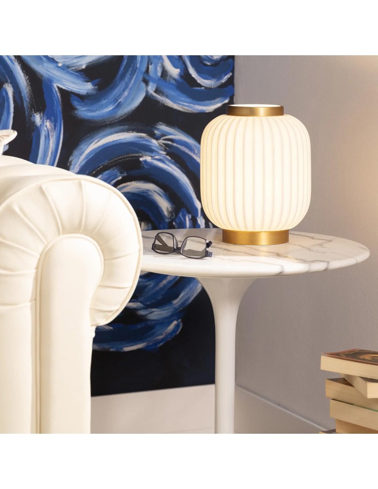 Abruzzo Lampa Stołowa z Porcelany Porcellado E14 ABR-LSPP-E14